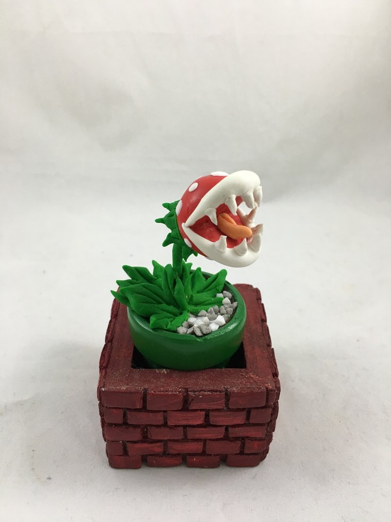 3D 食人花／仿红砖底座／疗愈系小物 - 其他 - 其他材质 多色