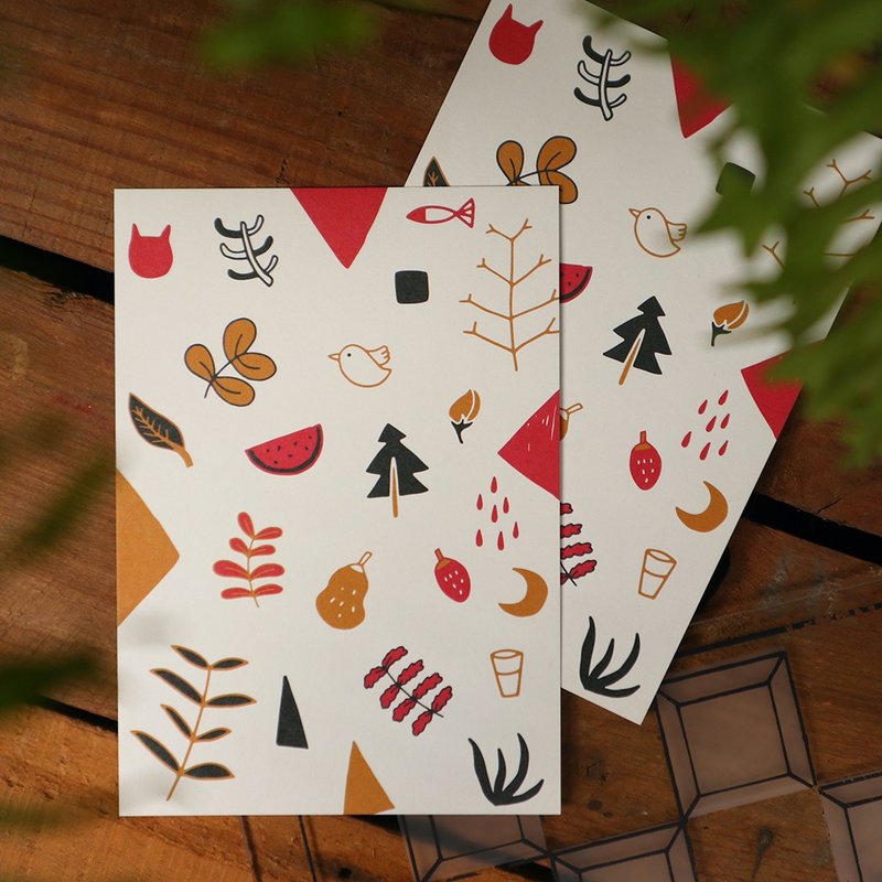 明信片-Beautiful Days-月亮 - 卡片/明信片 - 纸 多色