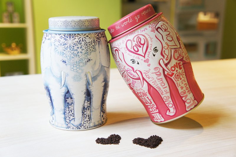 【情人专属】Williamson Tea威廉森茶--白色情人梦大象茶罐礼盒(附赠小卡片一张)【圣诞礼物│交换礼物】 - 茶 - 新鲜食材 