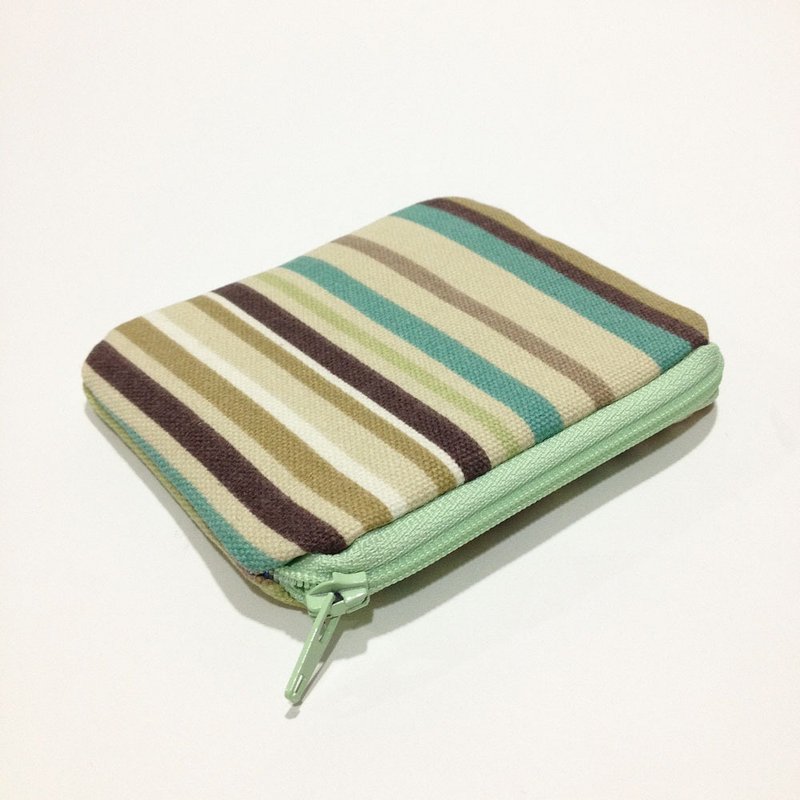 绿色系 直条 横条 两面 零钱包 - 零钱包 - 其他材质 绿色
