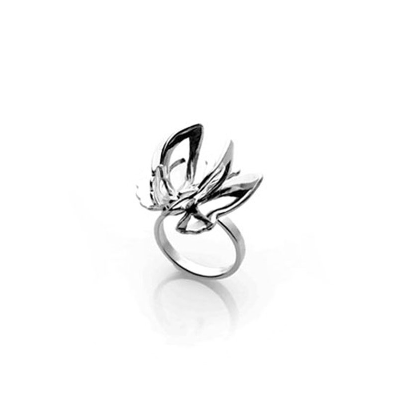 【nichée h.】蝴蝶莓库利 Coulis a la framboise 戒指 - 戒指 - 其他金属 多色