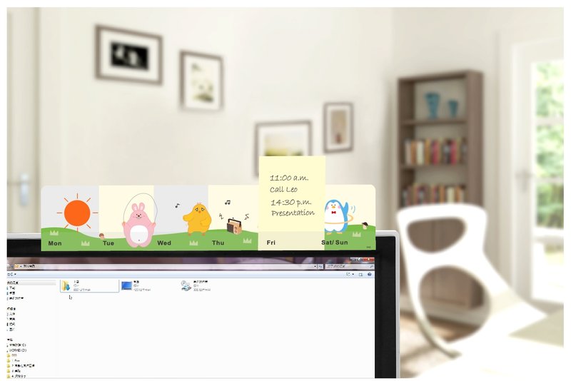【欧士OSHI】电脑屏幕留言备忘版-SPORT/MEMO夹/开学礼物/开学季 - 其他 - 塑料 多色