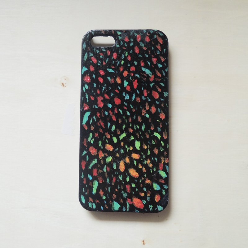〔手绘手机壳smartphone case：花花花Flowers：手绘Hand-painted〕 - 手机壳/手机套 - 竹 黑色