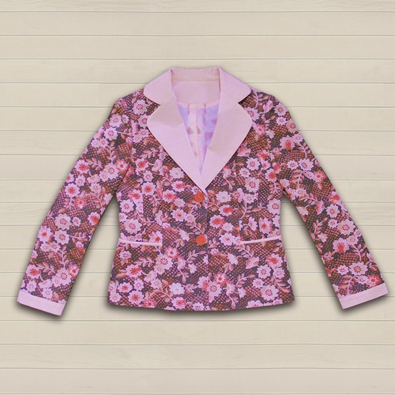 OL女西装-如沐微风 - 女装休闲/机能外套 - 其他材质 粉红色