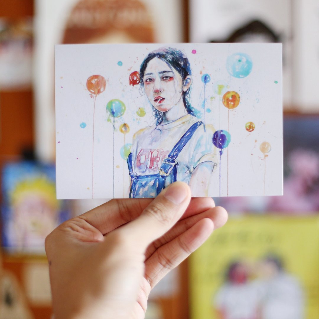 明信片 PC-HU-010 - 卡片/明信片 - 纸 多色