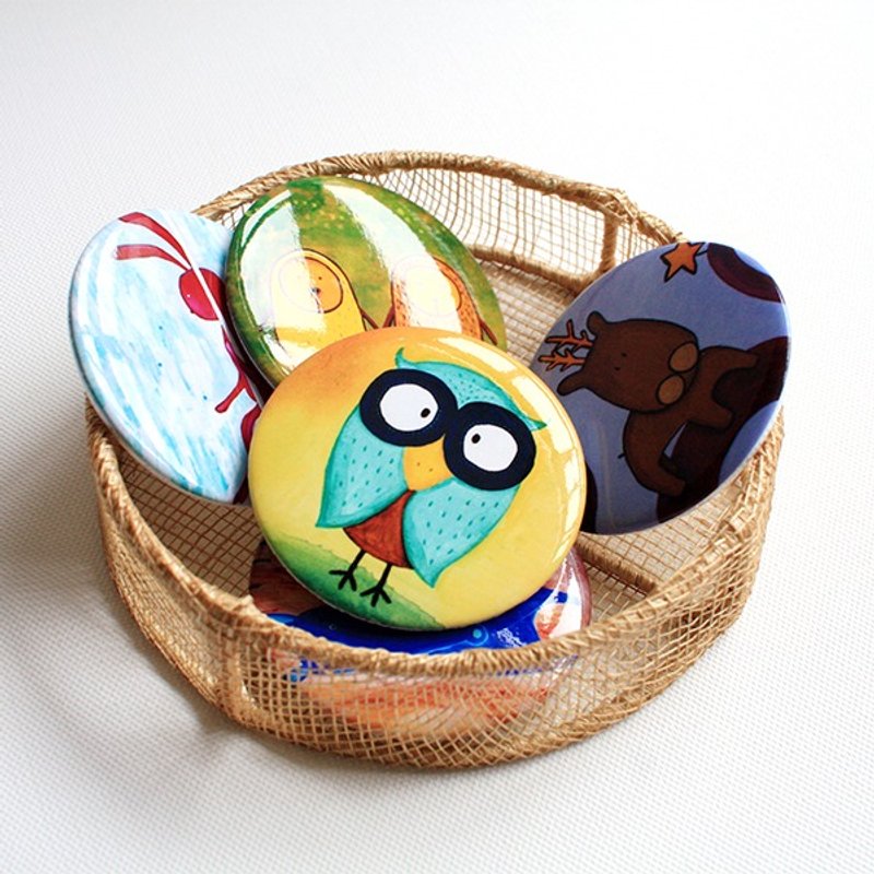 别针 ∣ 好友分享优惠组6入(图案任选) - 胸针 - 其他材质 多色