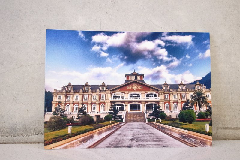 枯木&CryWood手作明信片【001】─Castle - 卡片/明信片 - 纸 蓝色