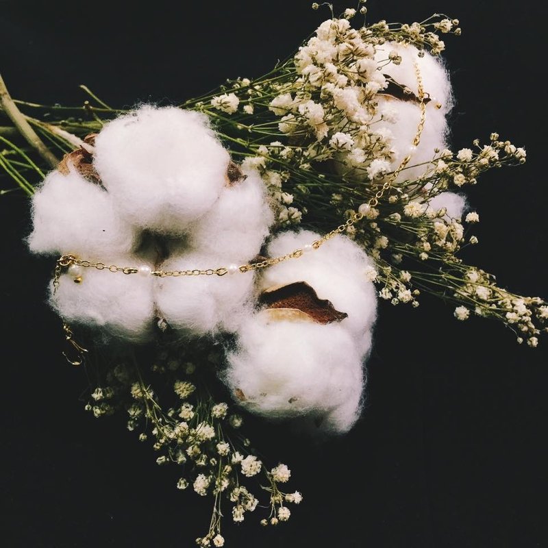 之于生活的小确幸-细珍珠手链 ::: “She said ”她说系列 - 手链/手环 - 其他金属 