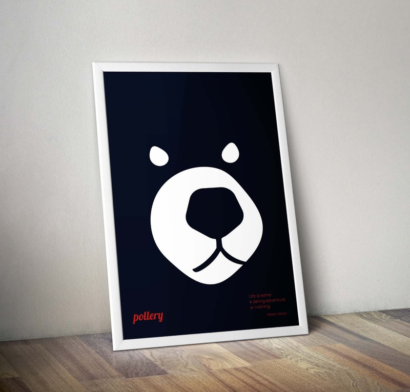 生活是不断的冒险与前进 - 海报/装饰画/版画 - 纸 蓝色