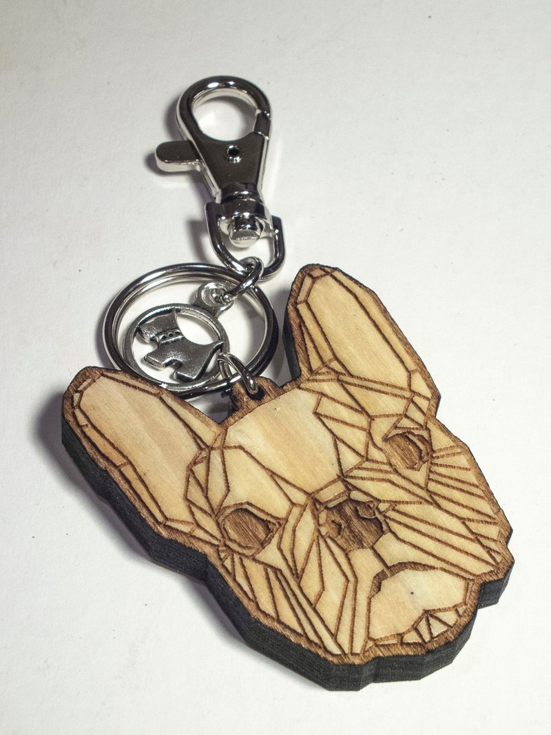 ▲Dog loyalty戌狗▲钥匙圈/项链 - 钥匙链/钥匙包 - 压克力 咖啡色