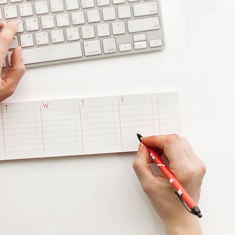 Dessin x JSTORY-周计画便利贴-S,JST14983 - 贴纸 - 纸 白色