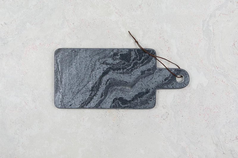 House Doctor 大理石砧板 / 黑 - 餐垫/桌巾 - 其他材质 黑色