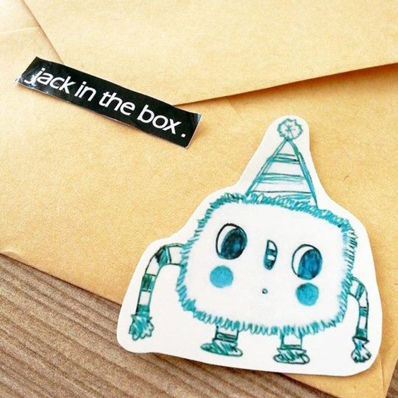 贴纸.小毛毛 - 贴纸 - 纸 绿色