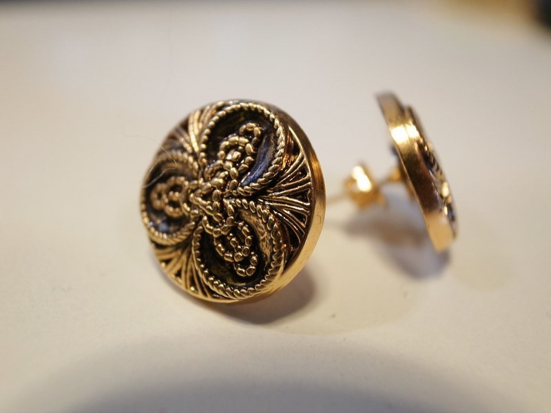 英伦复古绳索耳环-售出 - 耳环/耳夹 - 其他材质 