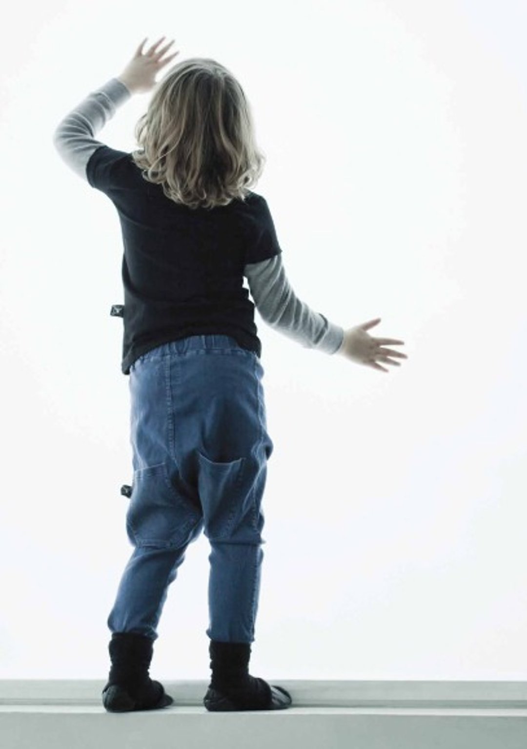 美国 NUNUNU baby 2014秋冬牛仔飞鼠裤 Denim Baggy Pants - 其他 - 棉．麻 蓝色