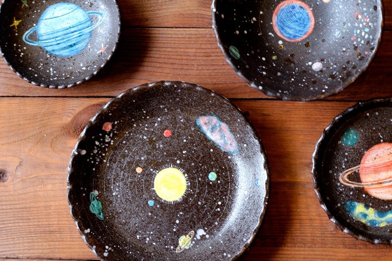 星空⊙圆盘 - 浅碟/小碟子 - 其他材质 黑色