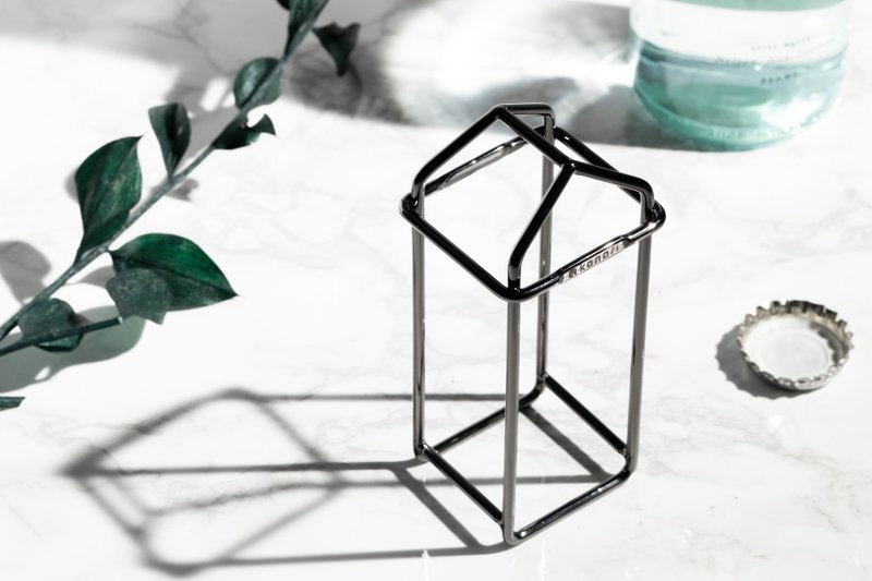 House 房屋开瓶器 枪色/乔迁/圣诞节/情人节 - 摆饰 - 其他金属 灰色