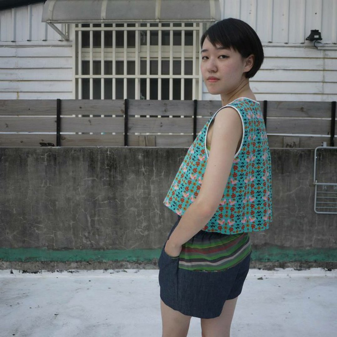 ✺✺✺2013ss✺✺✺爱情鸟短上衣 - 女装背心 - 棉 绿色