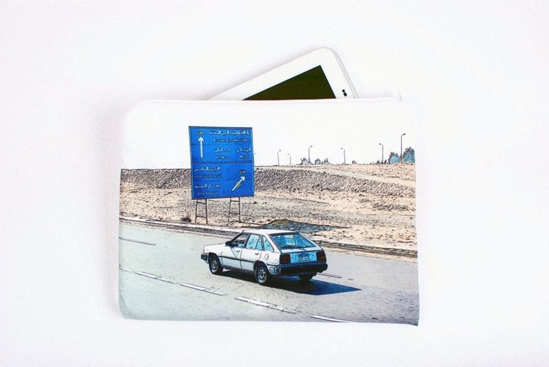 Egypt highway埃及公路 -- 平板电脑保护套 - 电脑包 - 其他材质 蓝色