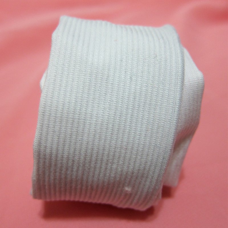 戚风蛋糕 铝线板 好烦小姐 白色 灯芯绒 - 发饰 - 棉．麻 白色