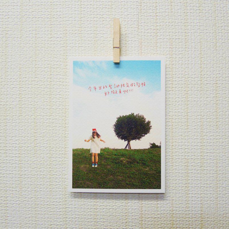 莫名其妙的圣诞卡－２/ Magai's postcard - 卡片/明信片 - 纸 绿色
