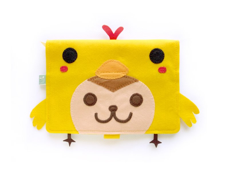 BoSARU 鸡年鸡宝 小鸡猴 妈妈宝宝手册书套 - 其他 - 聚酯纤维 黄色