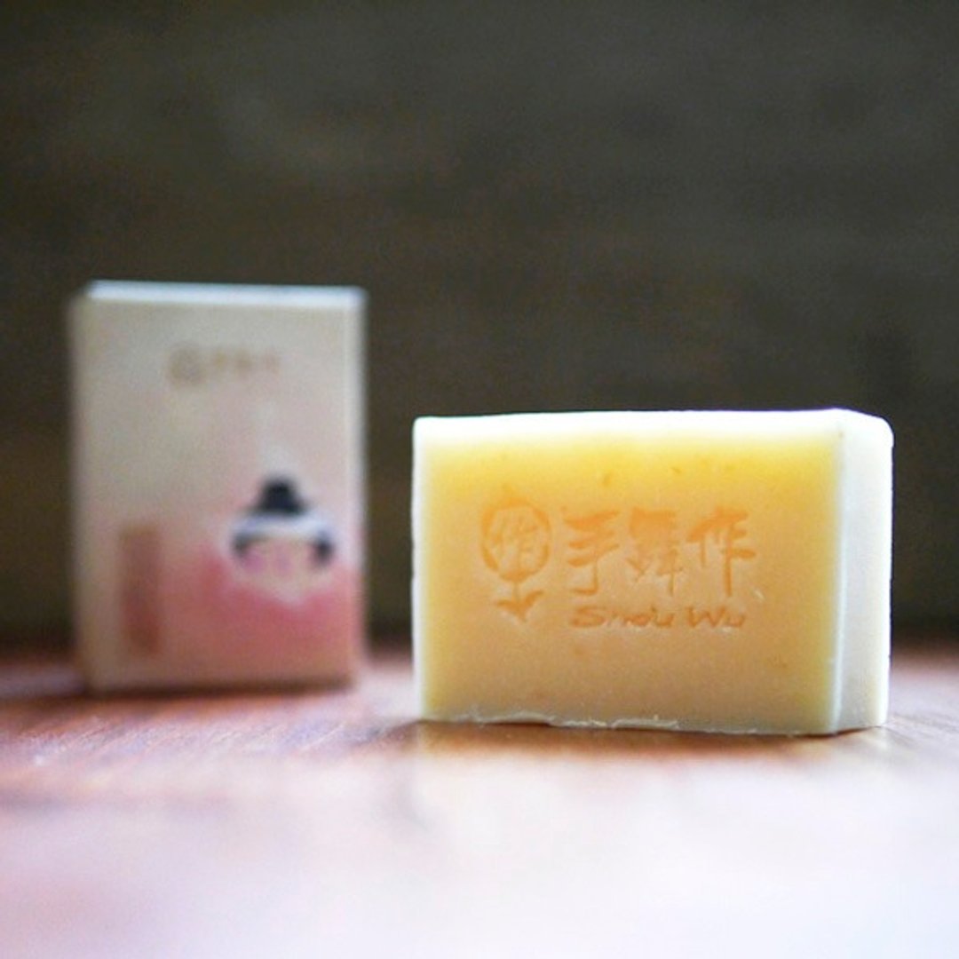 手工皂-洗脸-沐浴-燕麦皂/ Oat Soap -各种肌肤适用(柔润)-手舞作 - 脸部清洁/卸妆用品 - 植物．花 
