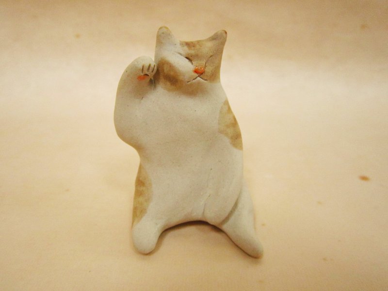 猫的姿态-喵喵右招手 - 花瓶/陶器 - 其他材质 