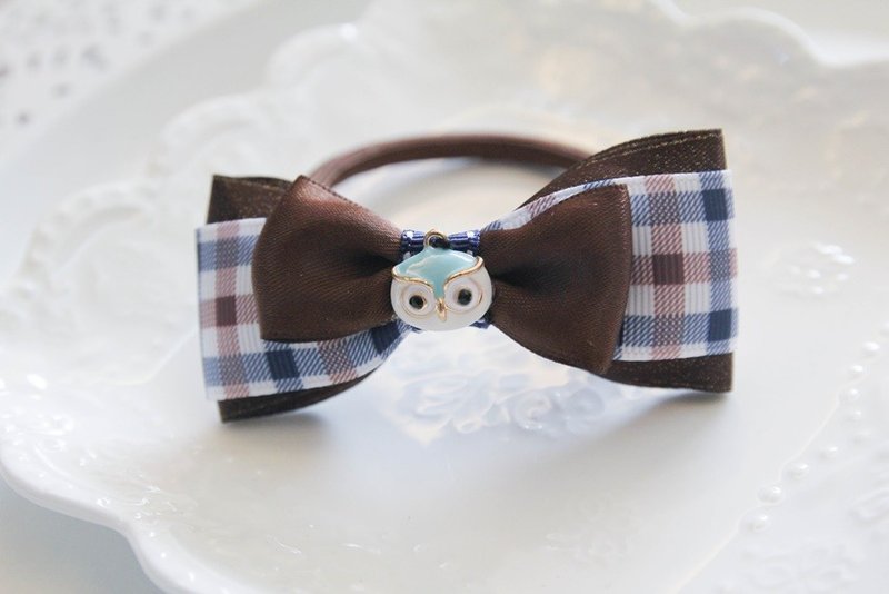 猫头鹰 手工发束 - 发饰 - 其他材质 蓝色