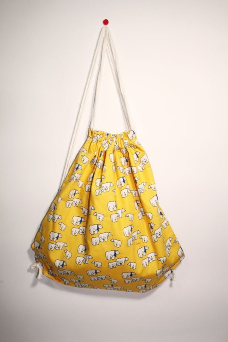 [ CURLY CURLY ] 救救北极熊 / 束口后背包 - 侧背包/斜挎包 - 其他材质 