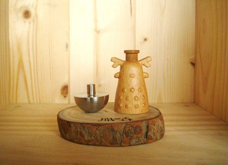 闻森笛－动物系列｜梅花鹿（立体雕刻原木版）卡祖笛 KAZOO - 木工/竹艺/纸艺 - 木头 金色