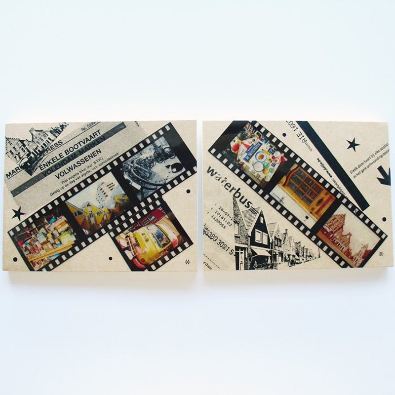 正片概念手工笔记本 - 荷兰 (小本) - 笔记本/手帐 - 纸 