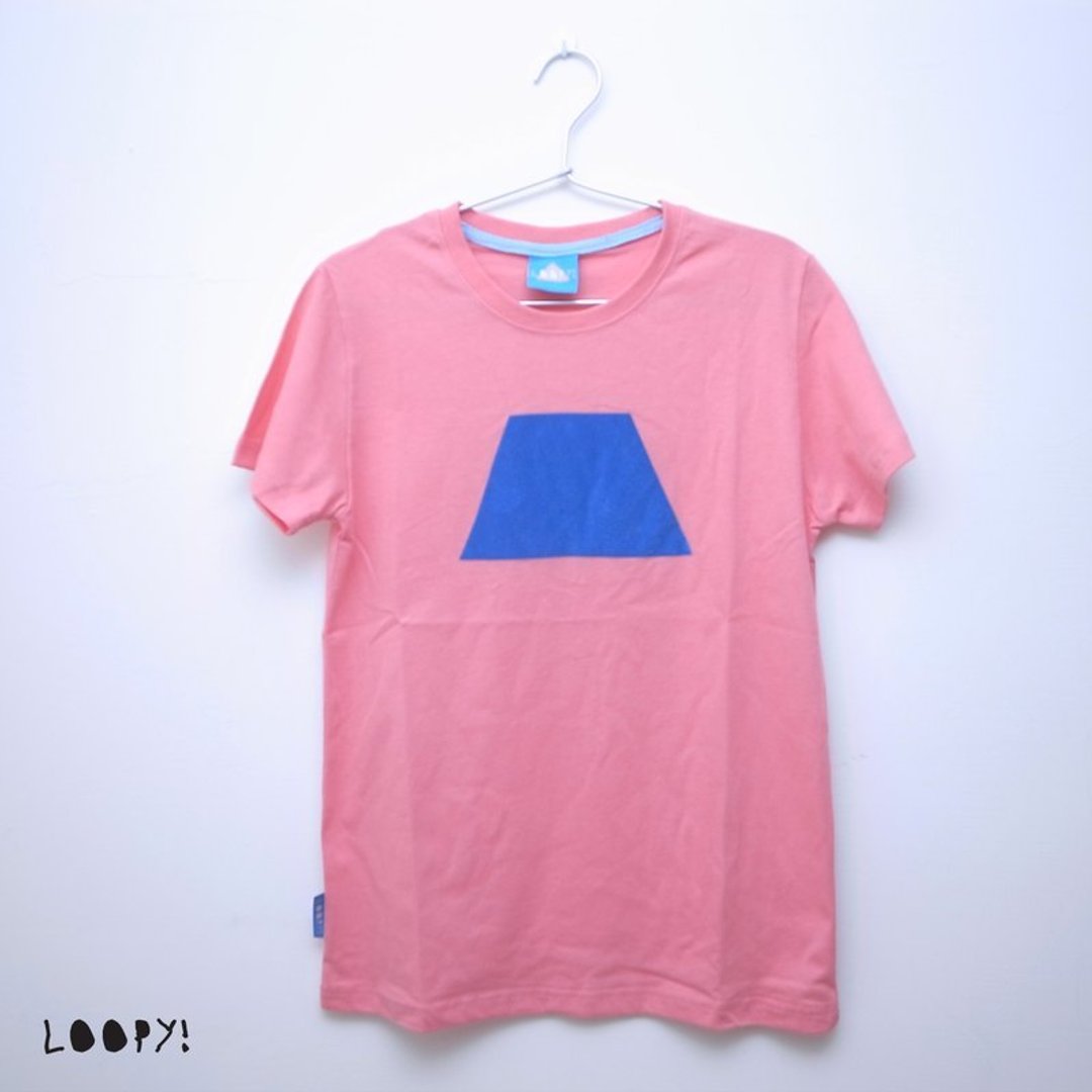 毛毛梯形 / 正常T-shirt（暂时售完搂！！） - 女装 T 恤 - 棉 粉红色