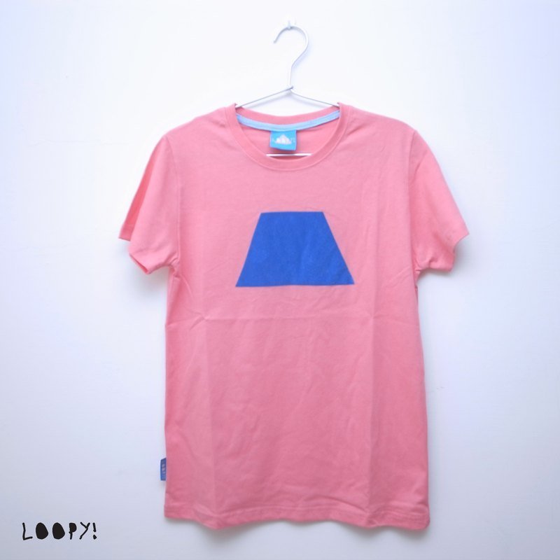 毛毛梯形 / 正常T-shirt（暂时售完搂！！） - 女装 T 恤 - 棉．麻 粉红色
