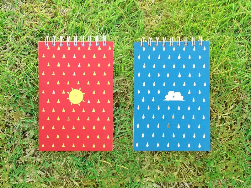 晴雨之间  /  双封面线圈笔记本 - 笔记本/手帐 - 纸 多色