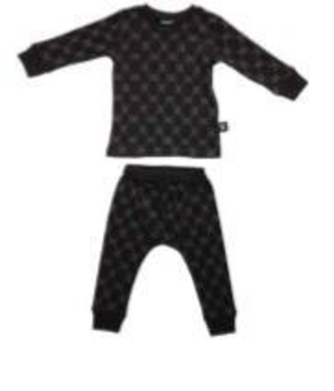 2014 秋冬 NUNUNU 满版小骷髅居家服套装/mini skull Pj's set - 其他 - 棉．麻 黑色