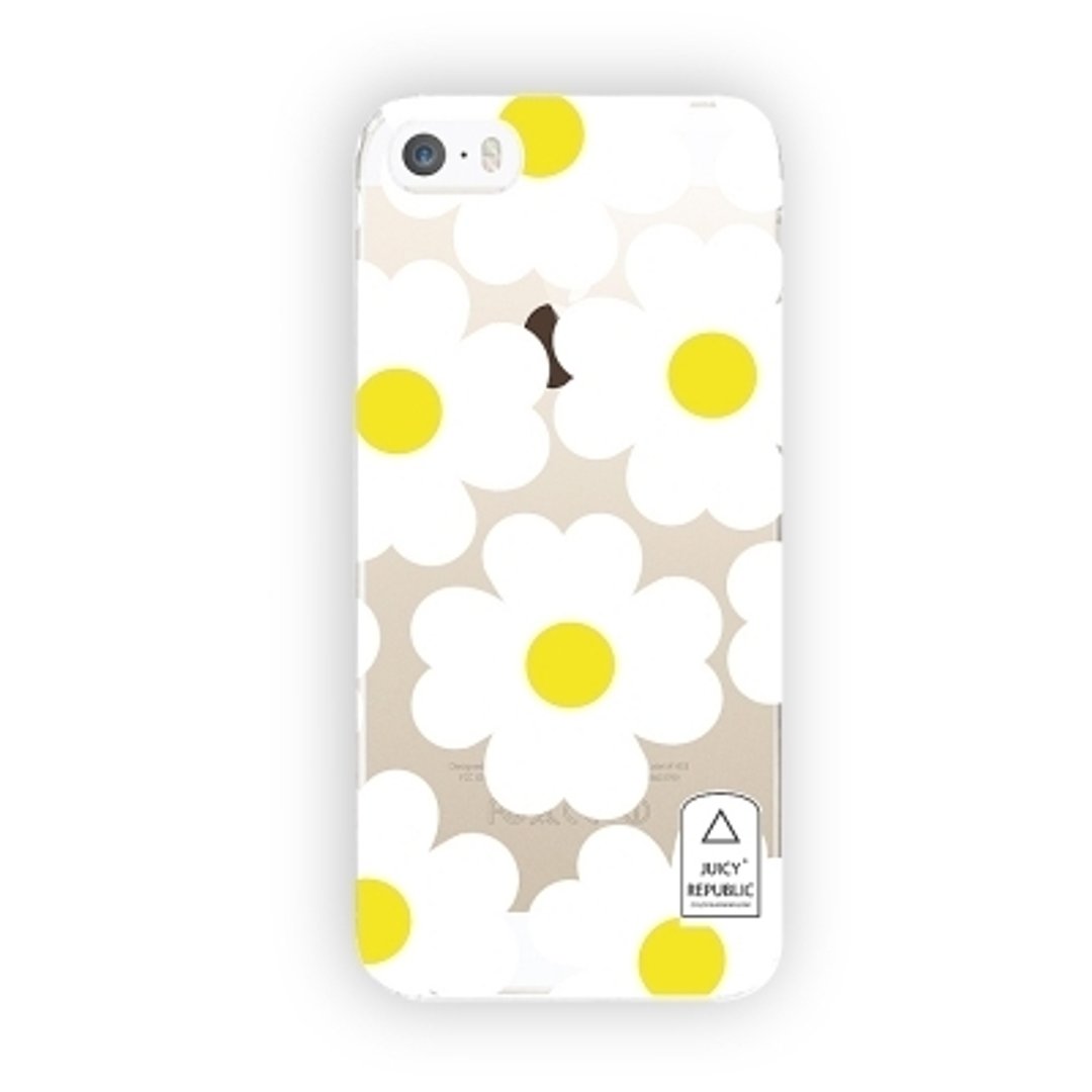 女孩寓所 :: Juicy republic x iphone 5/5s 手机壳-黄花 - 其他 - 塑料 白色