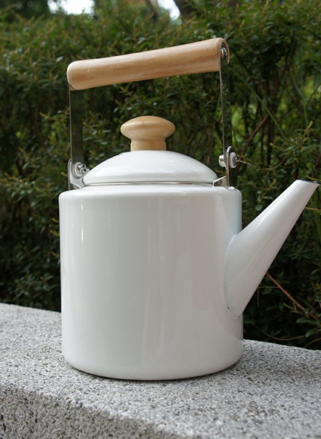 就爱珐琅_白色星空珐琅壶 - 茶具/茶杯 - 其他金属 白色
