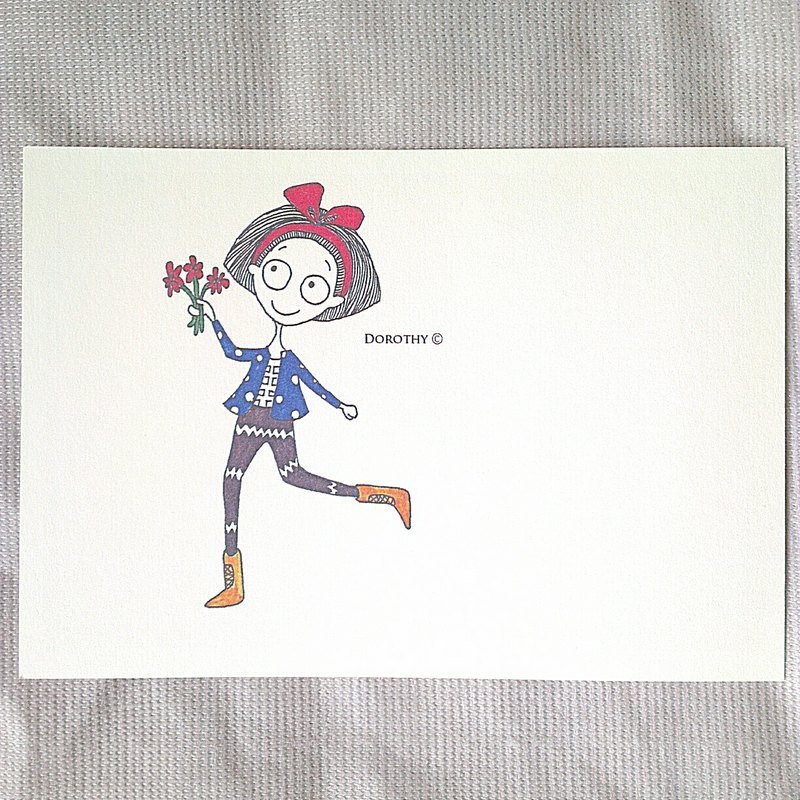 我在想你明信片-C009 - 卡片/明信片 - 纸 多色