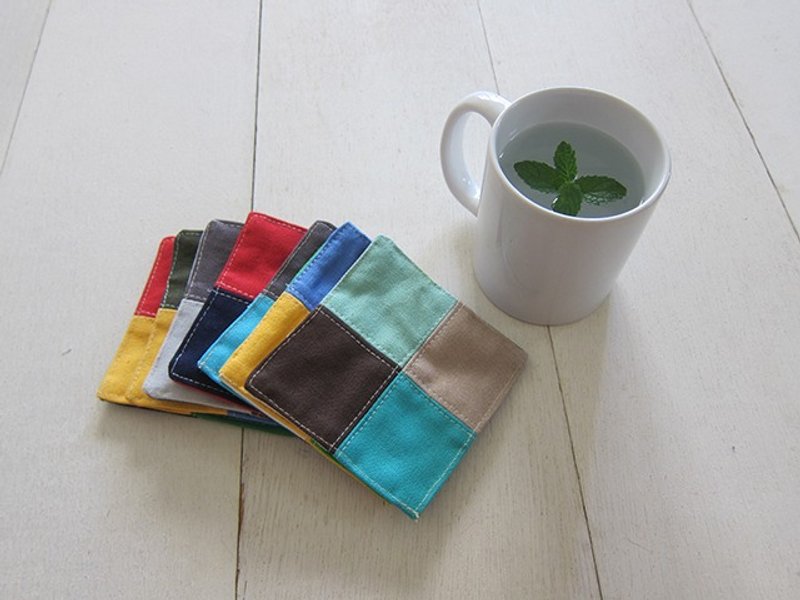 惜福 帆布杯垫 - 杯垫 - 其他材质 多色