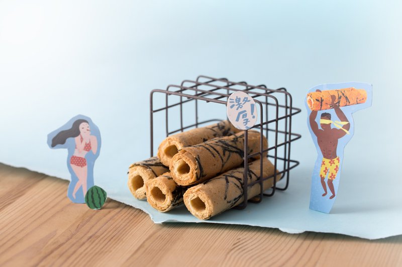激厚海苔蛋卷*3 (热夏练习曲活动限定）原价1140 - 手工饼干 - 新鲜食材 蓝色