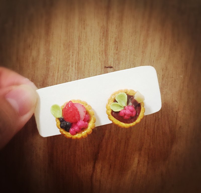 ~~mini 新品上市~~mini小塔耳环组(2个一组) (可改耳夹式) ((满600随机送神秘小礼物)) - 耳环/耳夹 - 其他材质 多色