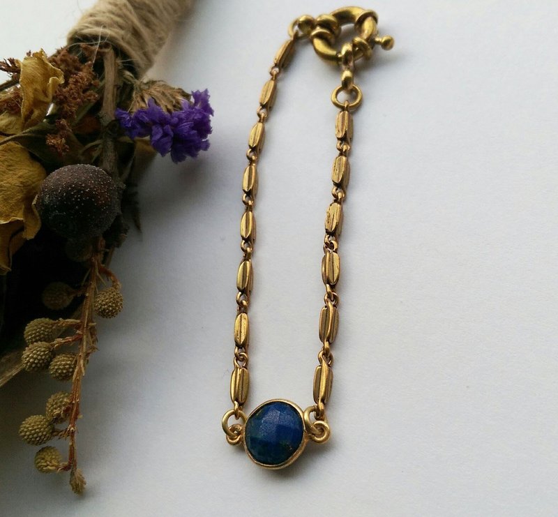 简约青金石手链 - 手链/手环 - 宝石 