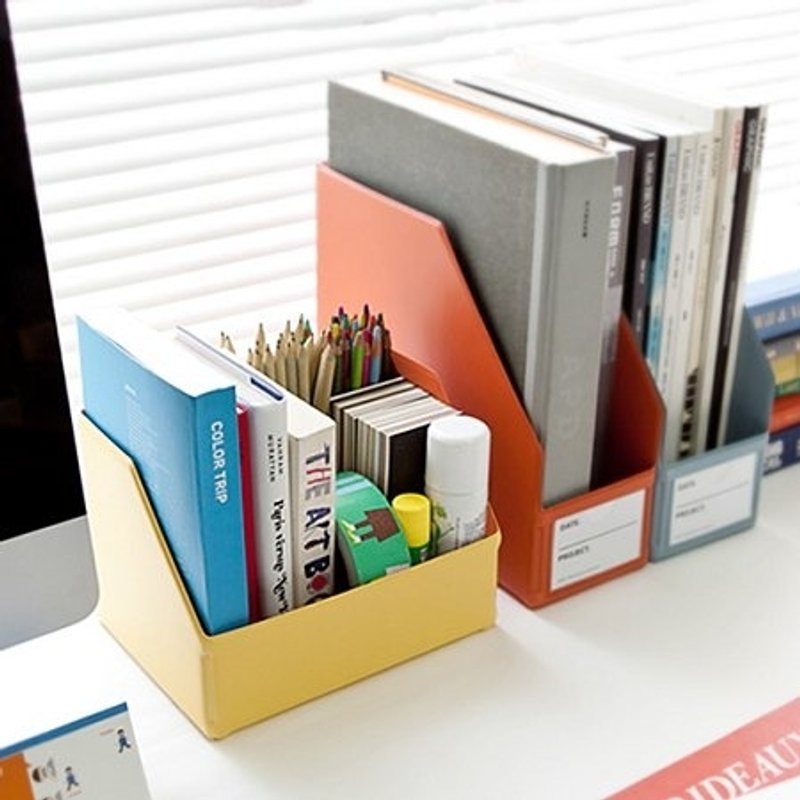 Dessin x Jstory-快乐玩档案盒02-黄+橘,JST14877 - 文件夹/资料夹 - 防水材质 黄色