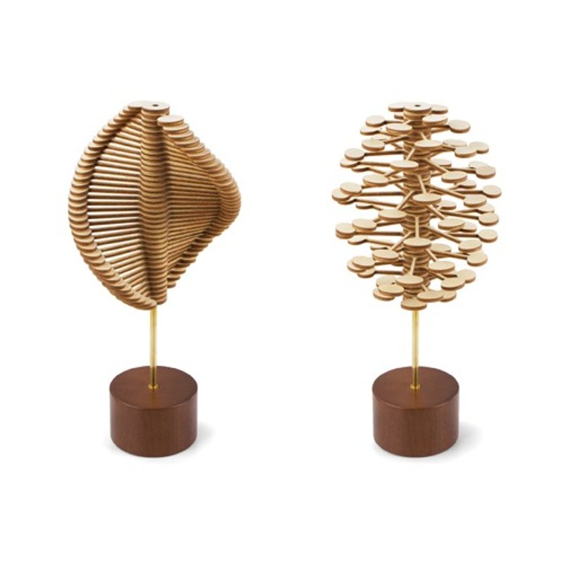 playableART*Helicone旋转乐 - 摆饰 - 木头 咖啡色