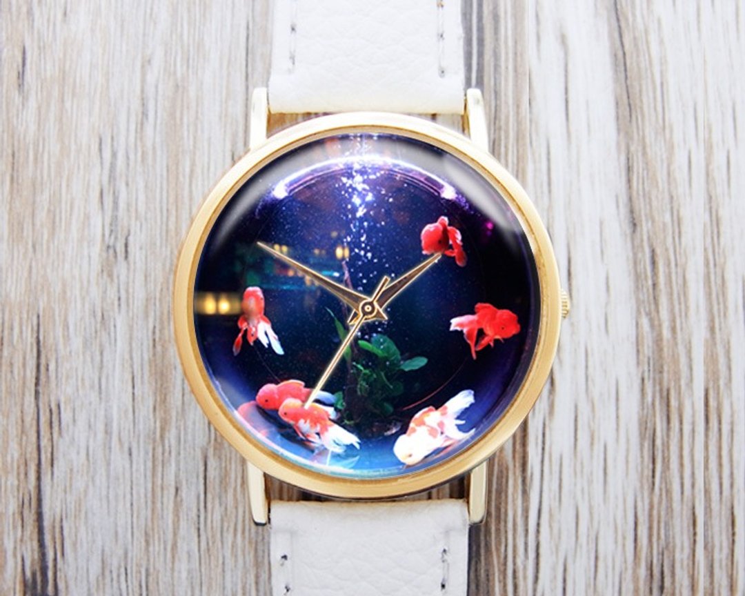 水族箱 - 女表/男表/中性表/配件饰品【Special U Design】 - 女表 - 其他金属 蓝色