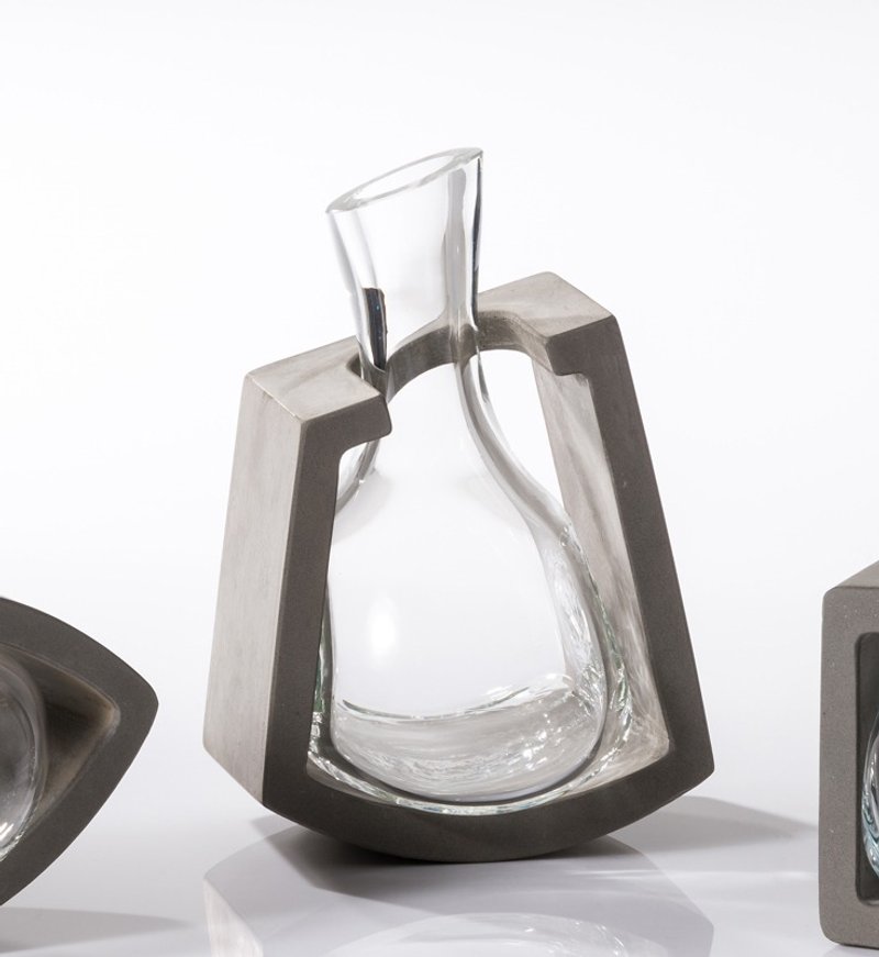 无垠行埒2 - 植栽/盆栽 - 玻璃 白色