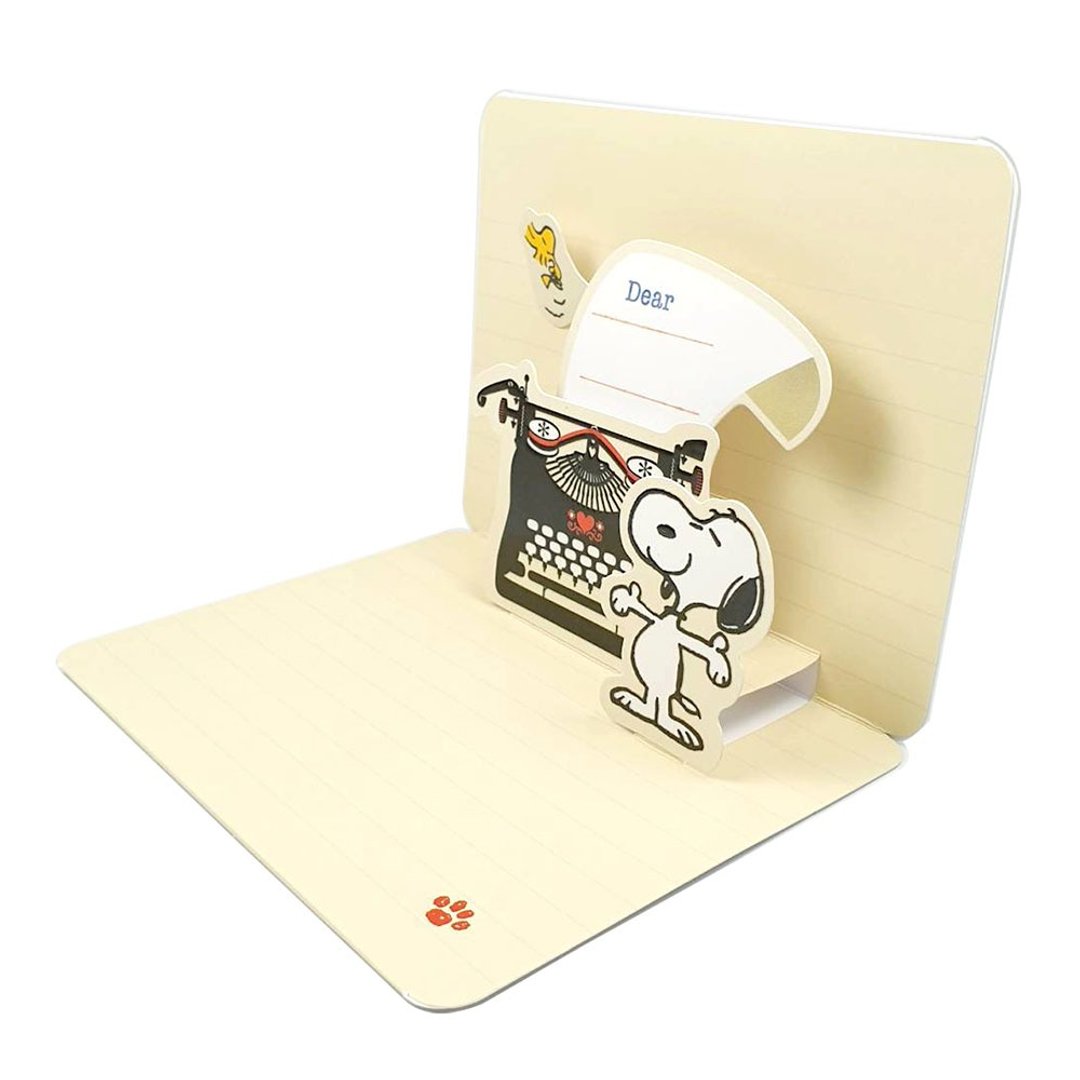 史努比好想你【Hallmark-Peanuts Snoopy-JP立体卡片 款款思念】 - 卡片/明信片 - 纸 多色