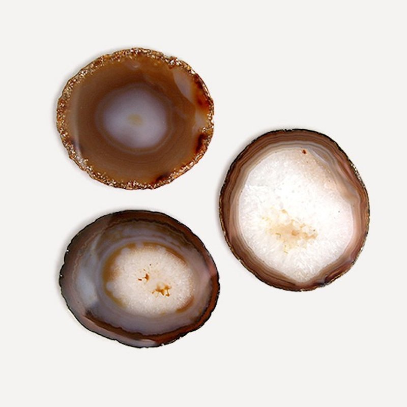 Amabro 水晶杯垫・天然 (一件) - 杯垫 - 宝石 