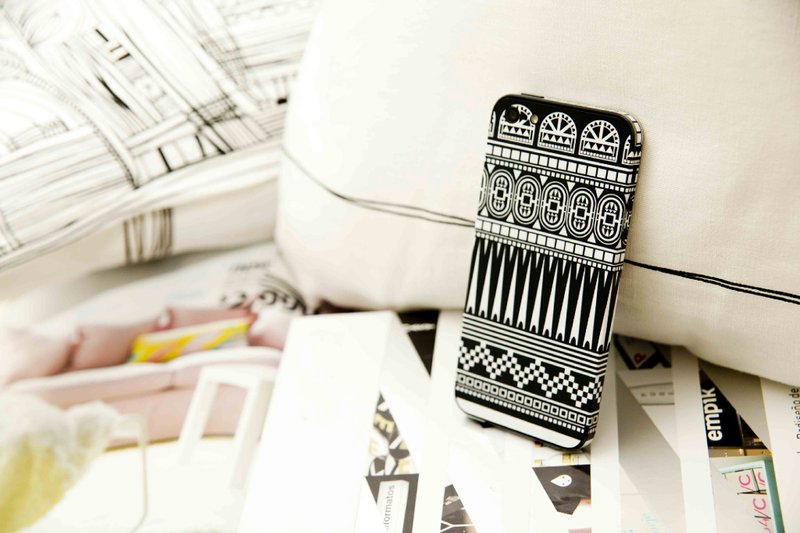 黑白经典 3M 手机贴 - 手机壳/手机套 - 防水材质 黑色